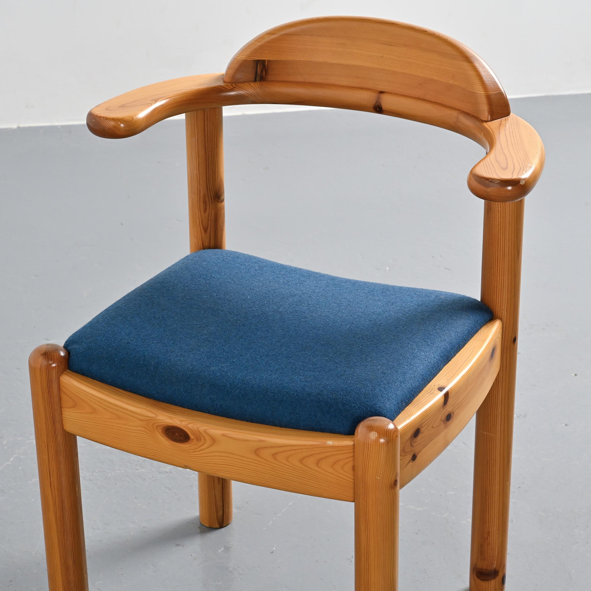 Suite de six fauteuils Vamdrup Stolefabrik, Danemark, circa 1970