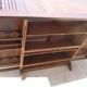 Foldable teak bar and two bar stools