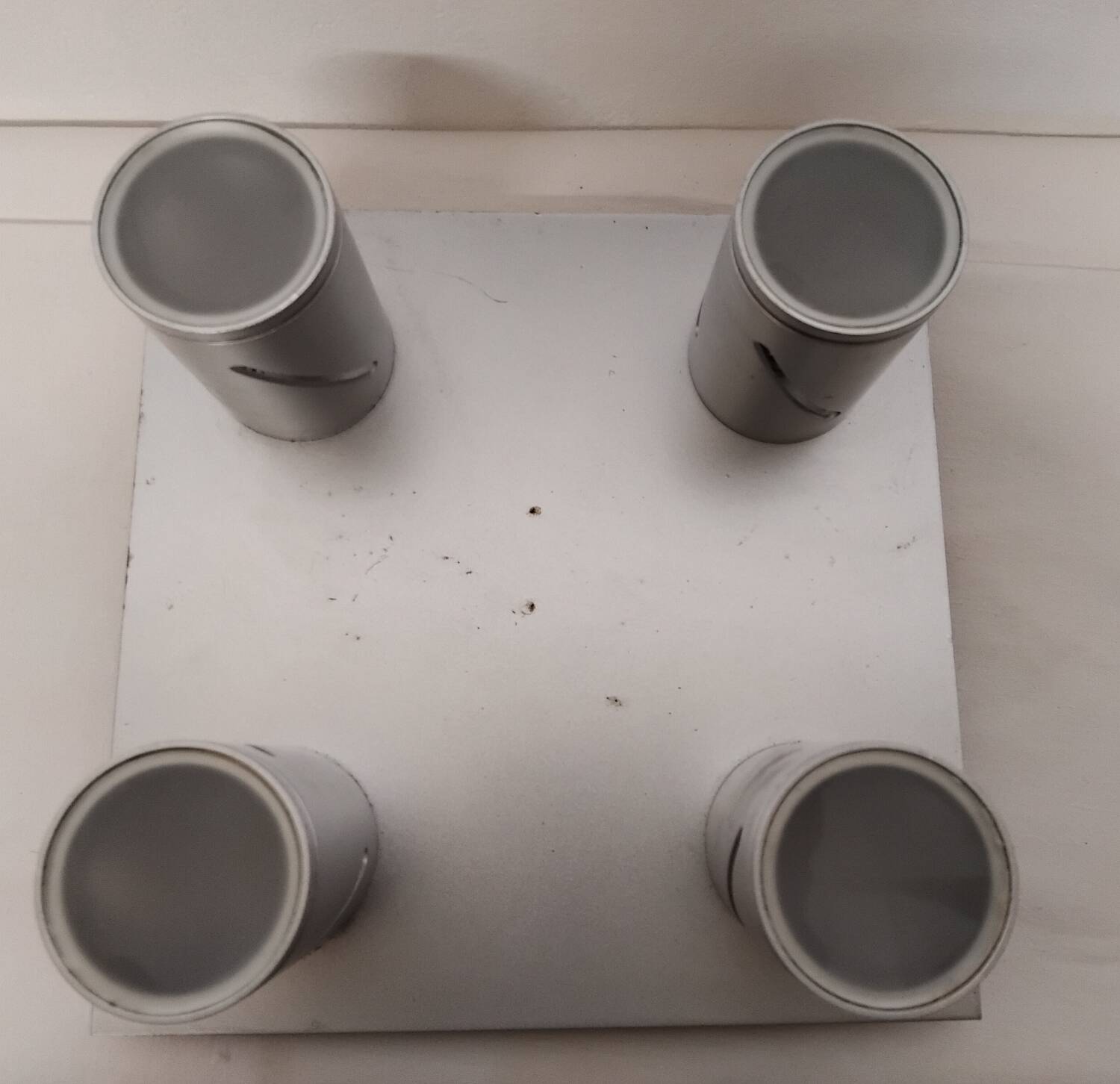 Paire de plafonnier en métal