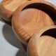 Bowl or monoxyl teak cut d:25.5