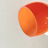 Vintage orange opaline pendant light - Space Age Design
