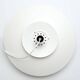 White Scandinavian Form Light lamp, 1970s