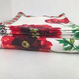 Rectangular tablecloth and 5 towels 70s