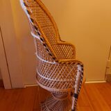 Emmanuel rattan armchair for children