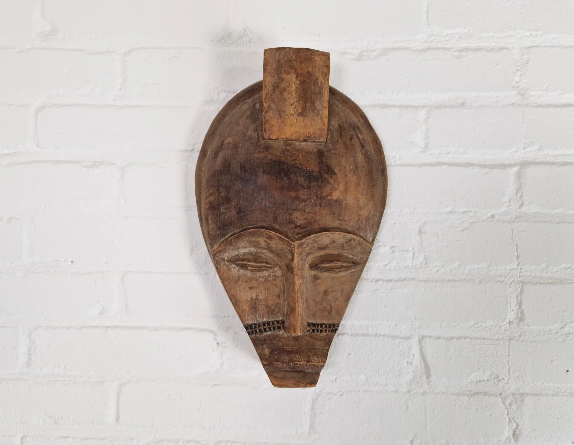 20th century carved African tribal mask