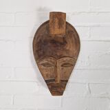 20th century carved African tribal mask