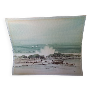 Marine watercolor