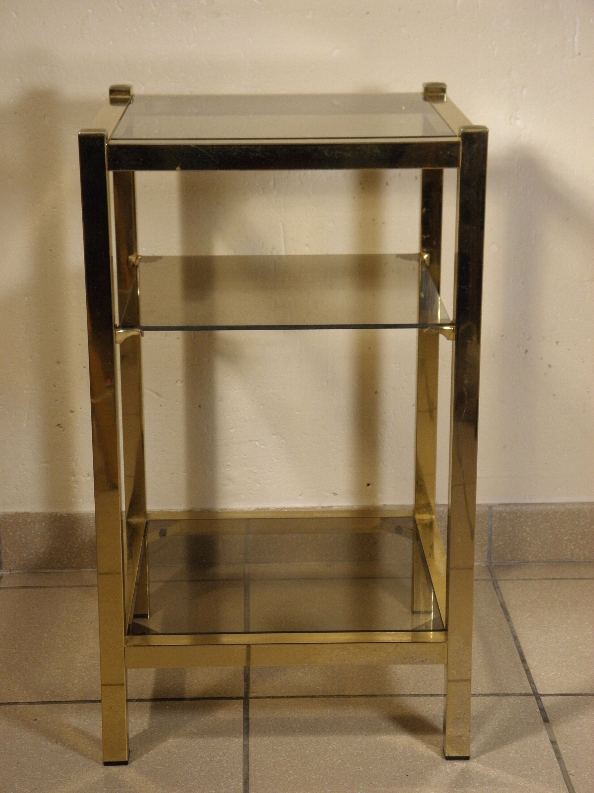 Gold metal and glass 1980