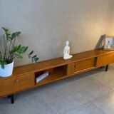 Vintage solid oak sideboard (shallow)