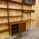 Vintage scandinavian teak wall unit by Poul Cadovius for Royal System 1960s
