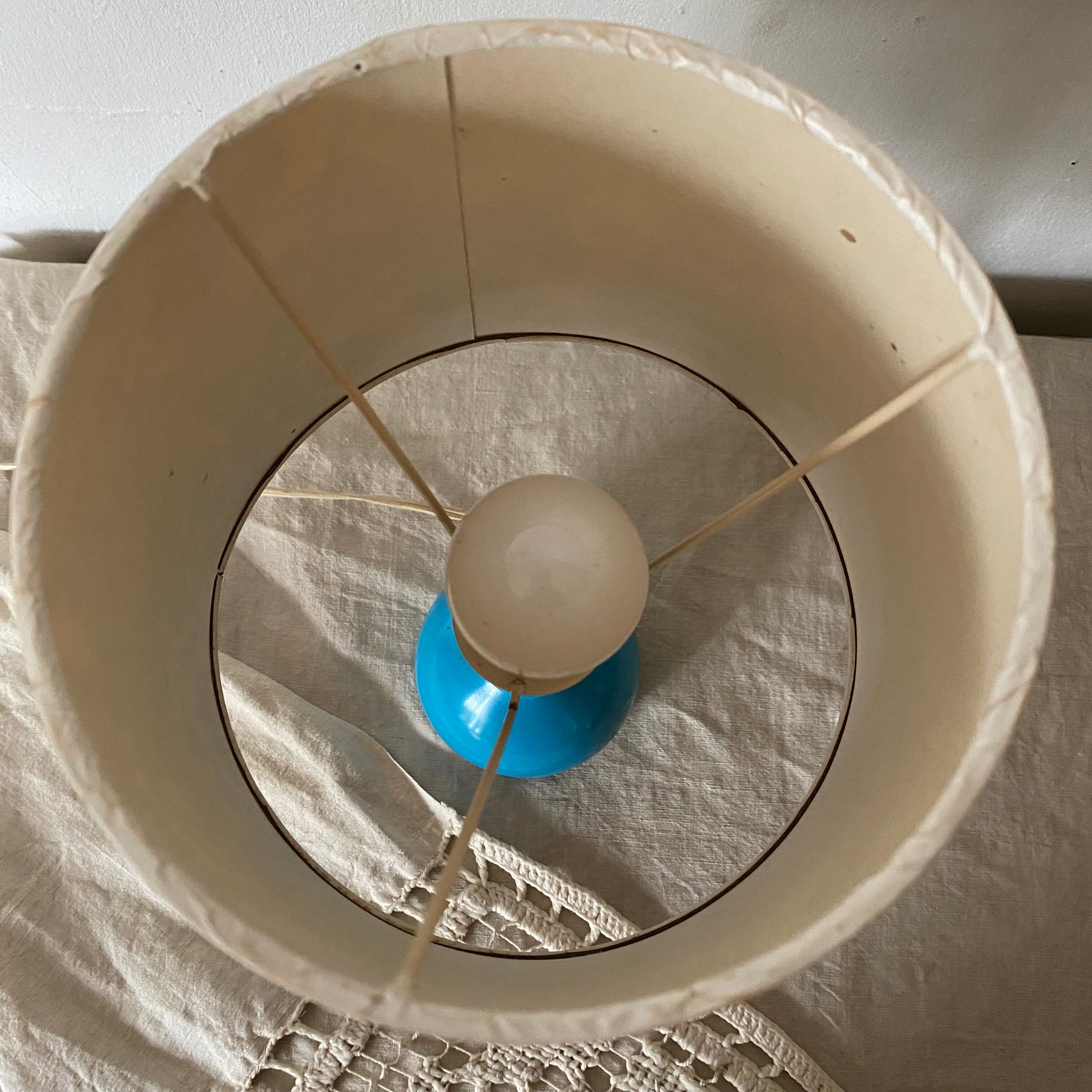 Vintage lamp flowers 70s