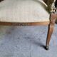 Paire de fauteuils en noyer style Empire retour d'Égypte