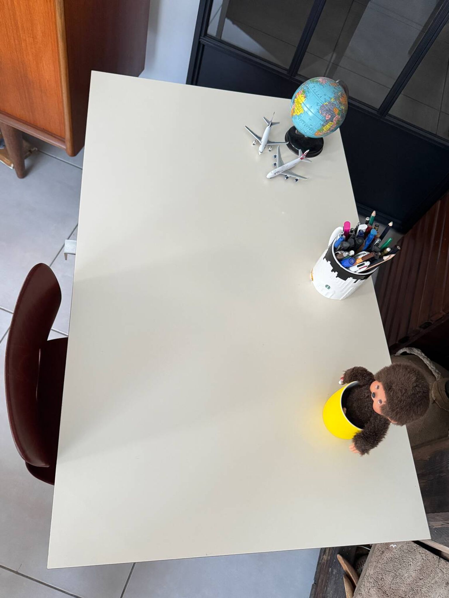 Vintage modernist children's desk