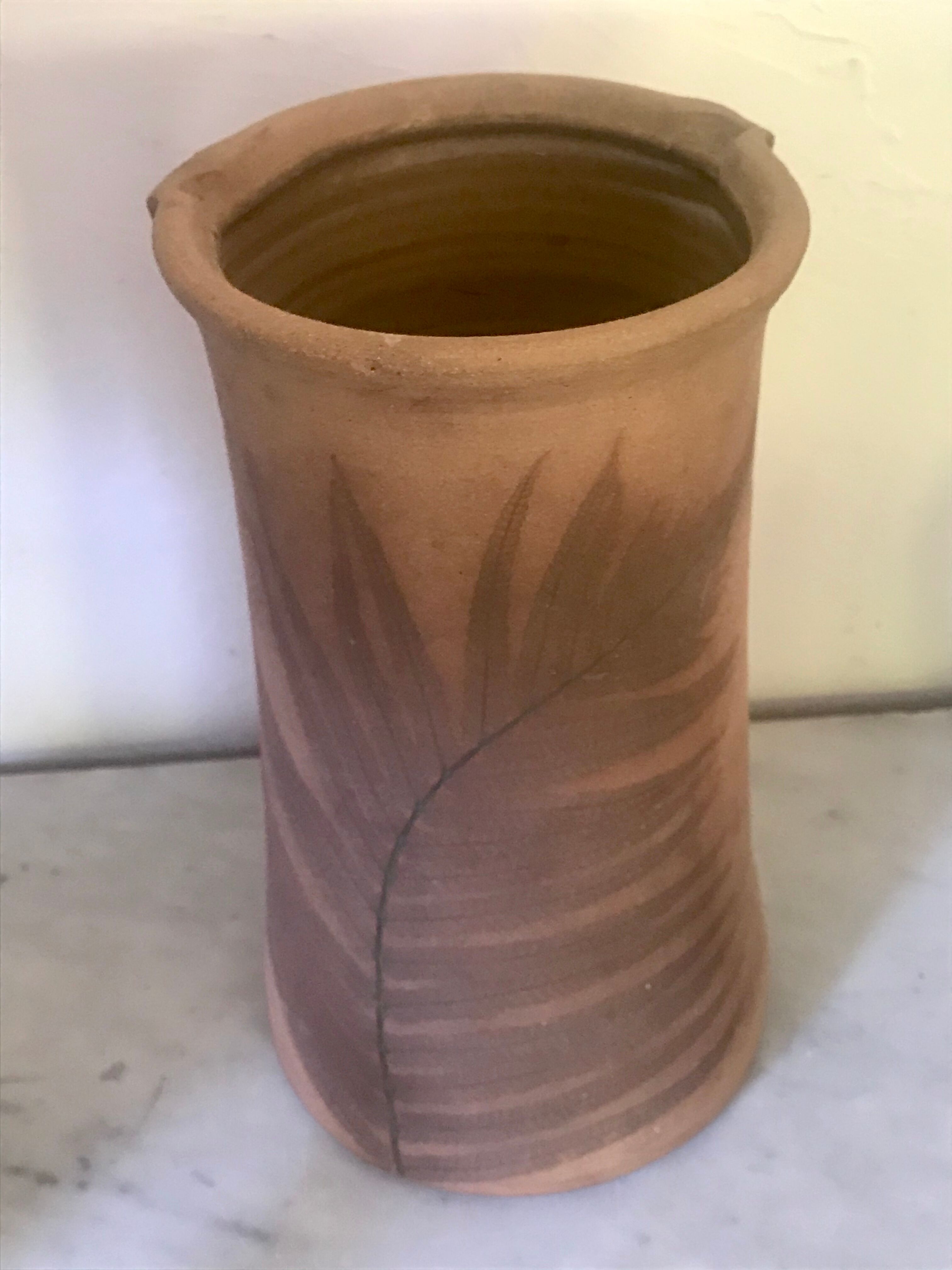 Vintage terracotta vase