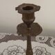 French Vintage Bronze Candlestick With Lovely Acanthus Leaf Detail 5165