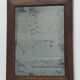 Solid wood mirror and patinated ice early twentieth century