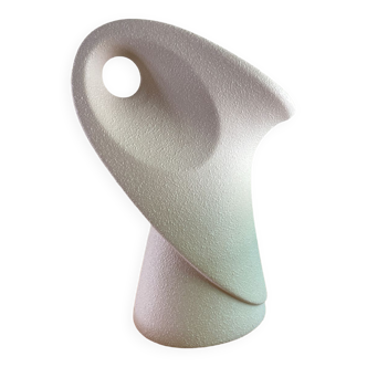 White ceramic pitcher