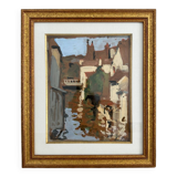 Gouache signed Pierre Eugène Montézin (20th century)