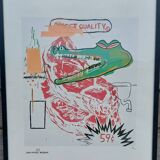 Wharol / Basquiat collaboration screen print