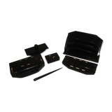 Office set, 1950 ebony wood