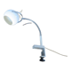 Lampe eye ball agrafée sur un flexible chromé années 70