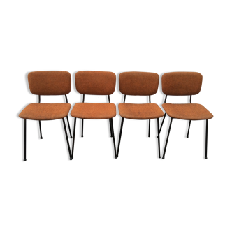 Suite of 4 chairs Carolina Prefacto by Airborne 50s - 60s
