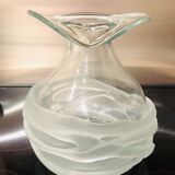 Design glass vase and glass paste