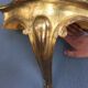 Wall console wood and stucco gilded fine XIX