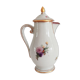 Small flower porcelain teapot, late 19th