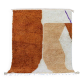 Small wool rug from Oued Zem, size 100 x 200 cm