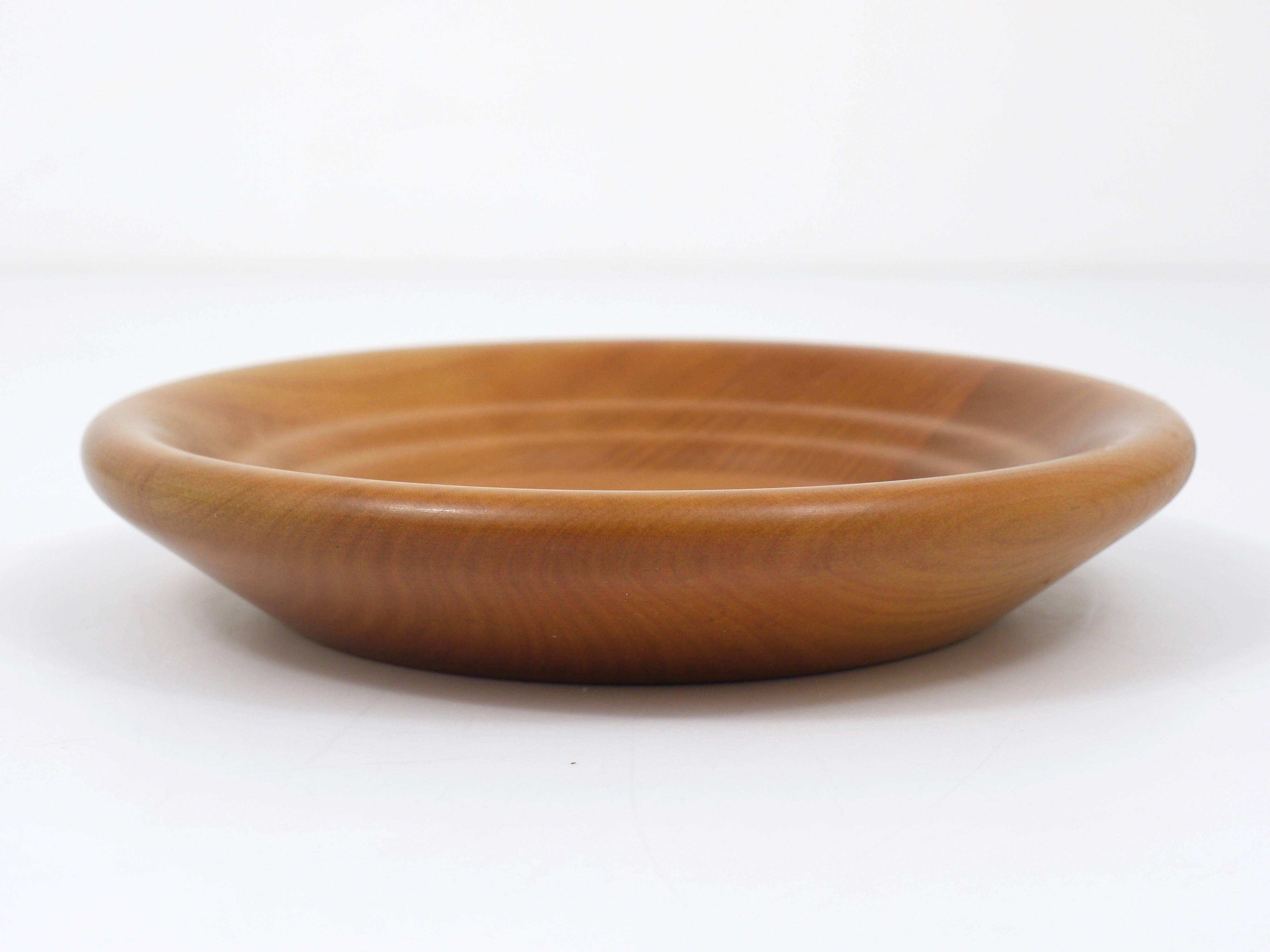 Modernist Wooden Bowl by Carl Aubock, Austria, 1970s