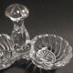 Baccarat crystal salt cellar, bamboo model, early 20th century