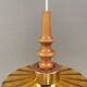Swedish hanging lamp with double layer glass shades, 1970s