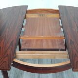 Table de salle à manger extensible scandinave en palissandre de Rio 60s