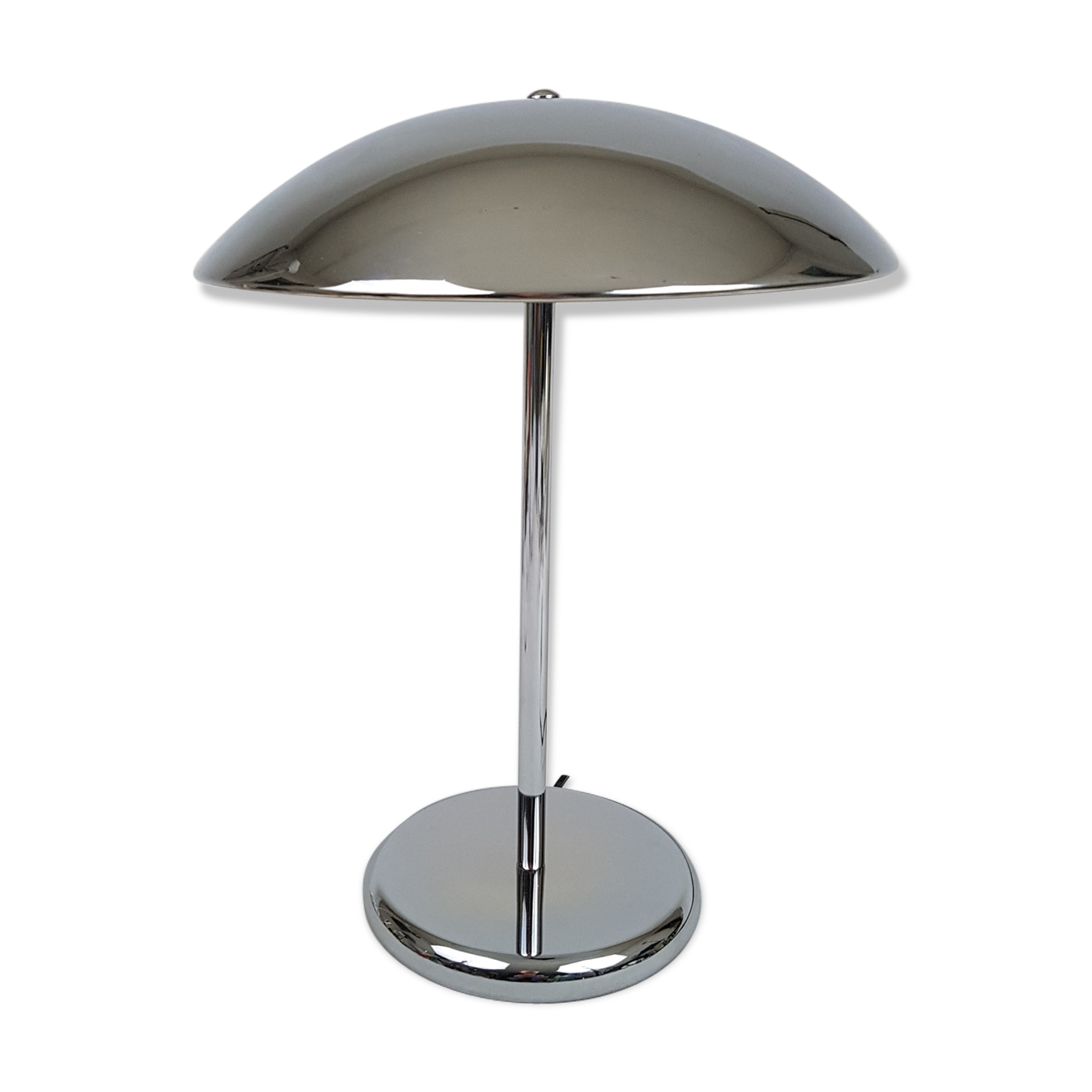 Mushroom lamp chrome art deco