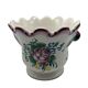 Earthenware planter with hand-painted Strasbourg decor – 20th century