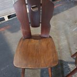 Série de 4 chaises de chalet 1970