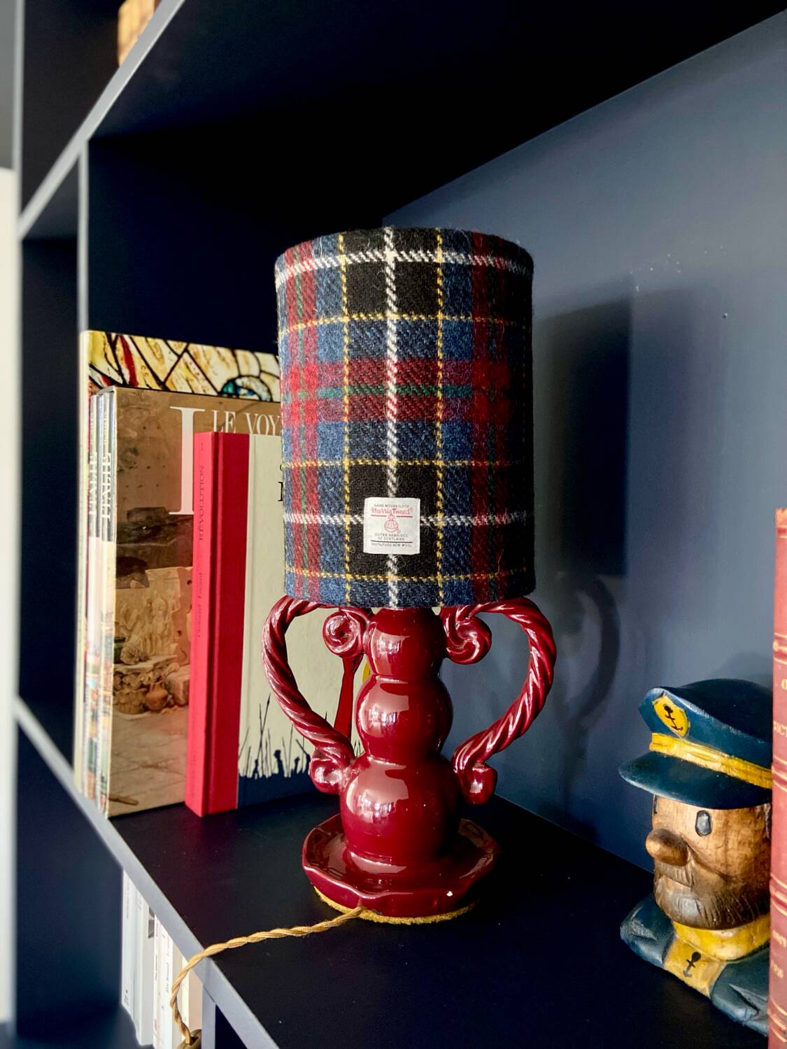 Ceramic "Tartan" lamp - 1960.