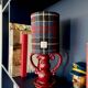 Ceramic "Tartan" lamp - 1960.