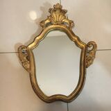 Vintage mirror in gold frame, 52x42 cm
