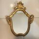 Vintage mirror in gold frame, 52x42 cm