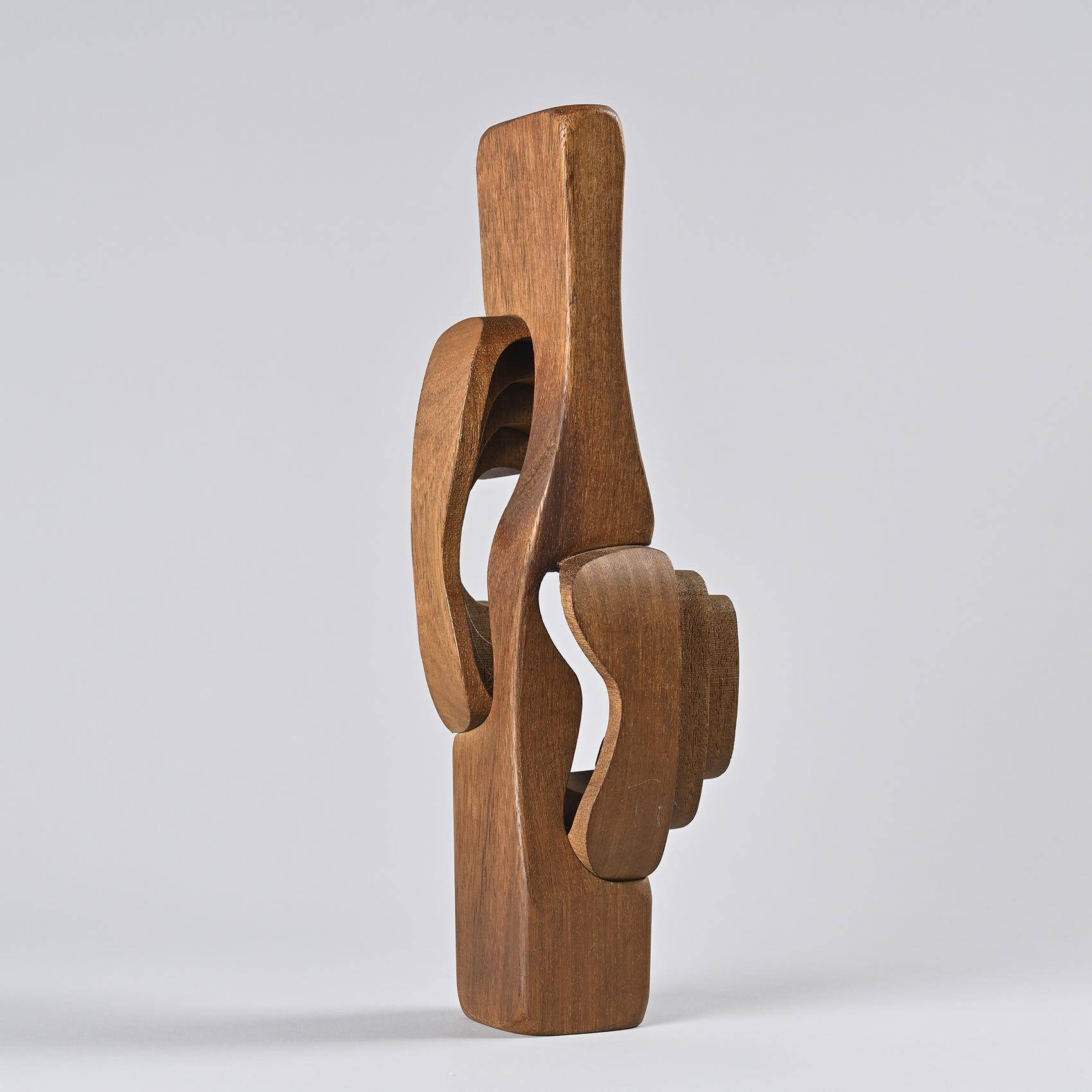 Sculpture en bois par Brian Willsher, Royaume-Uni circa 1970