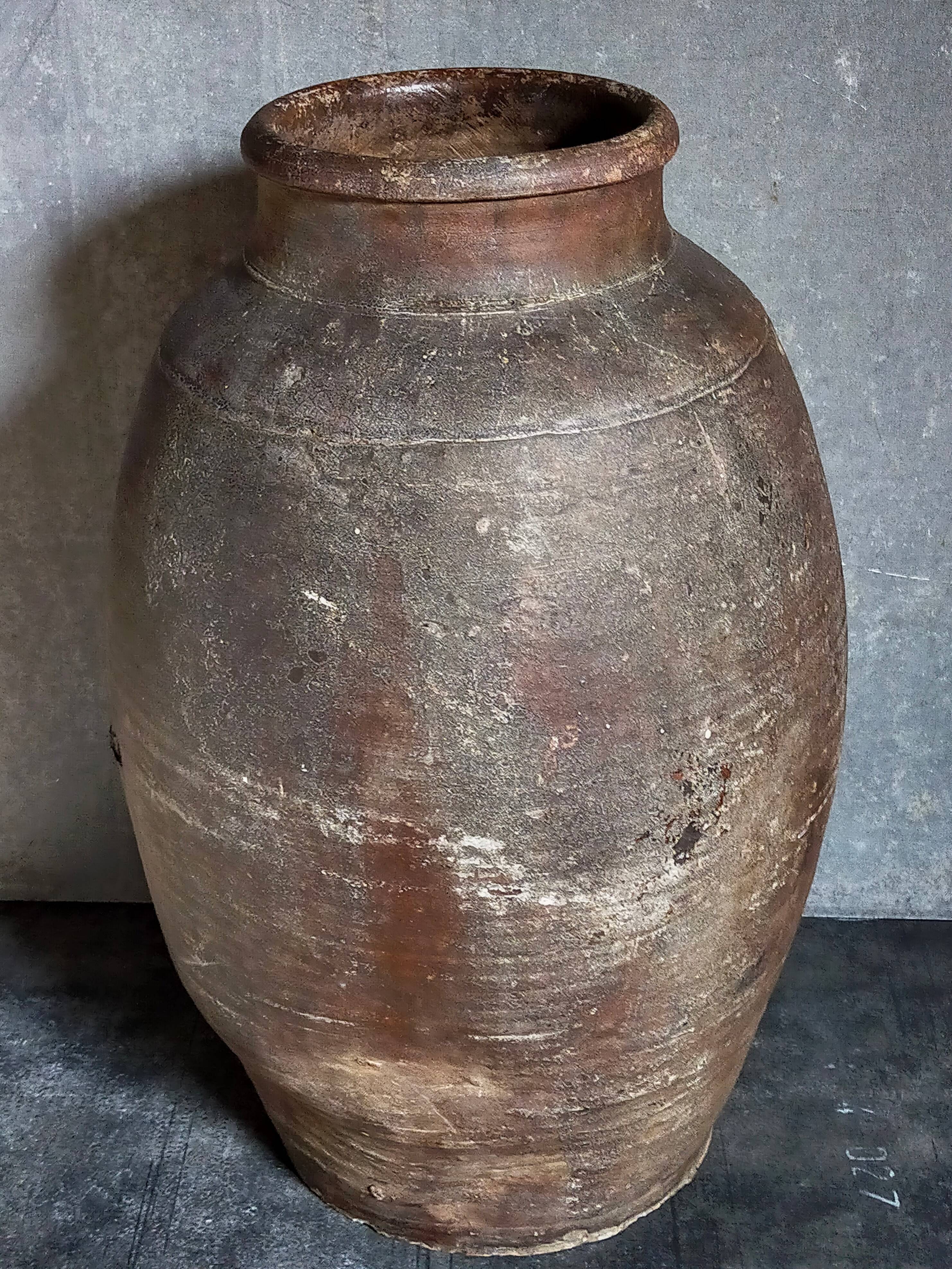 XXL traditional pottery old 19th century folk art 42 cm