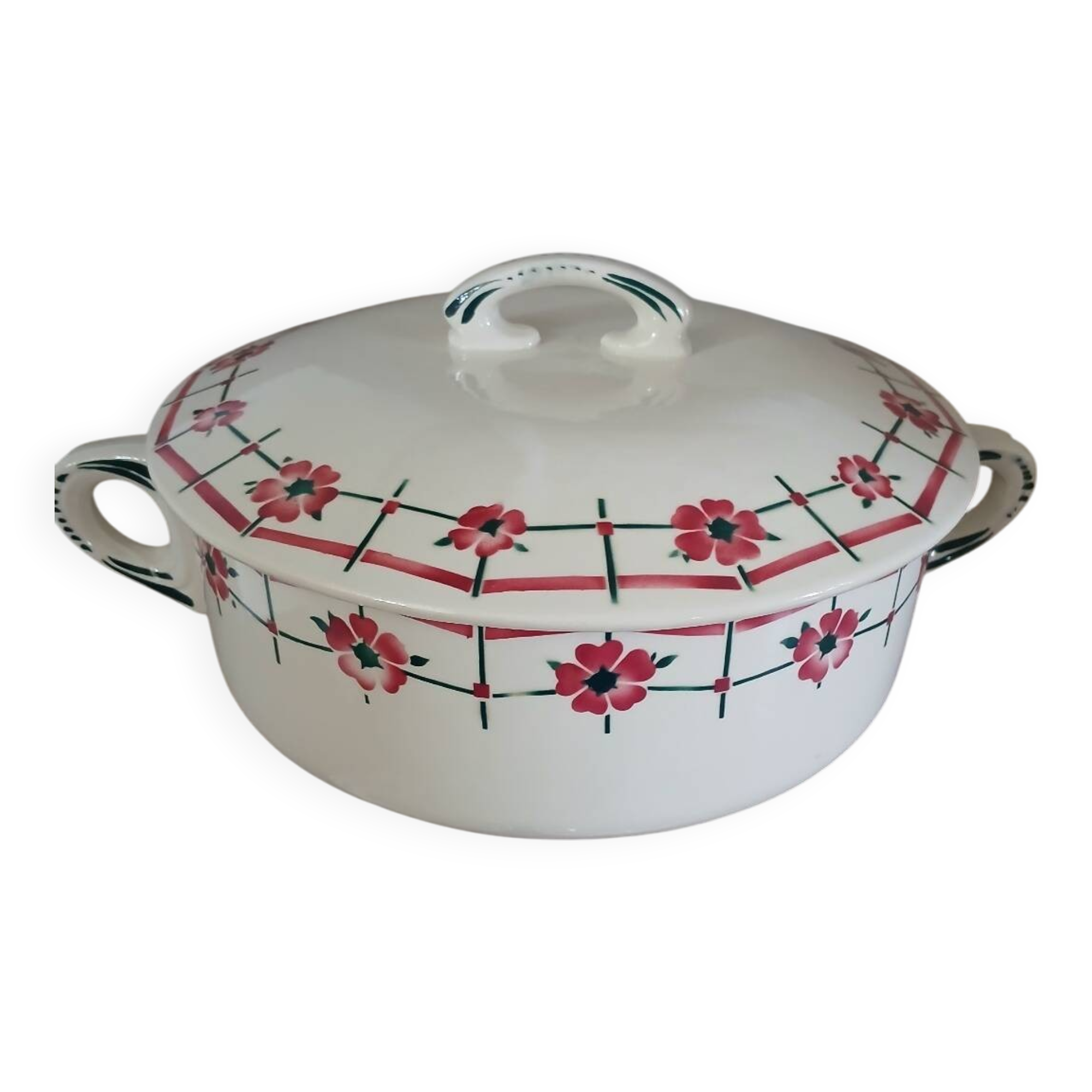 Antique Ceranord Saint Amand soup tureen