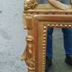 Antique gilded wooden mirror in Louis XVI style
