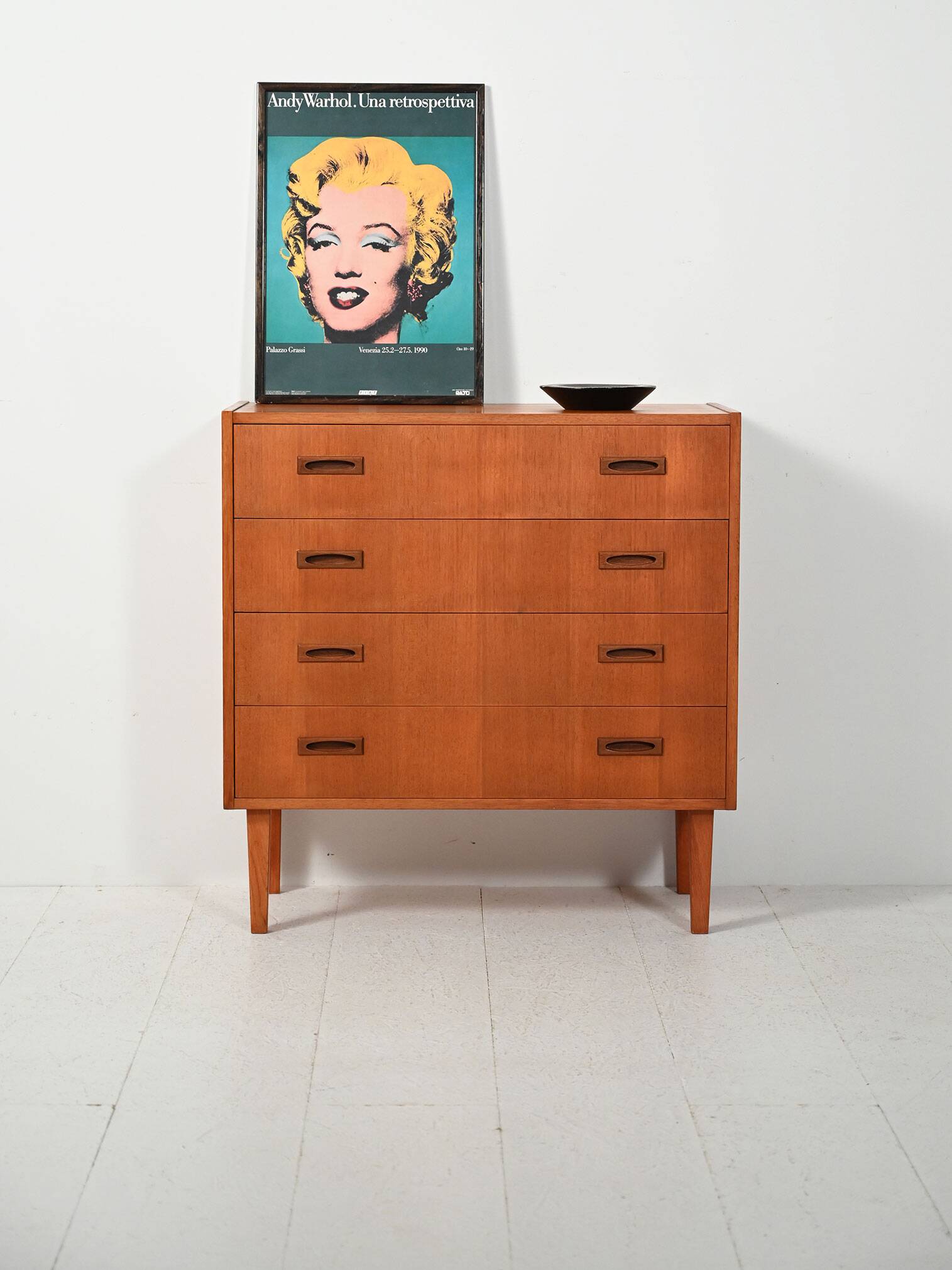 1960s Scandinavian teak chest of drawers