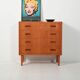 1960s Scandinavian teak chest of drawers