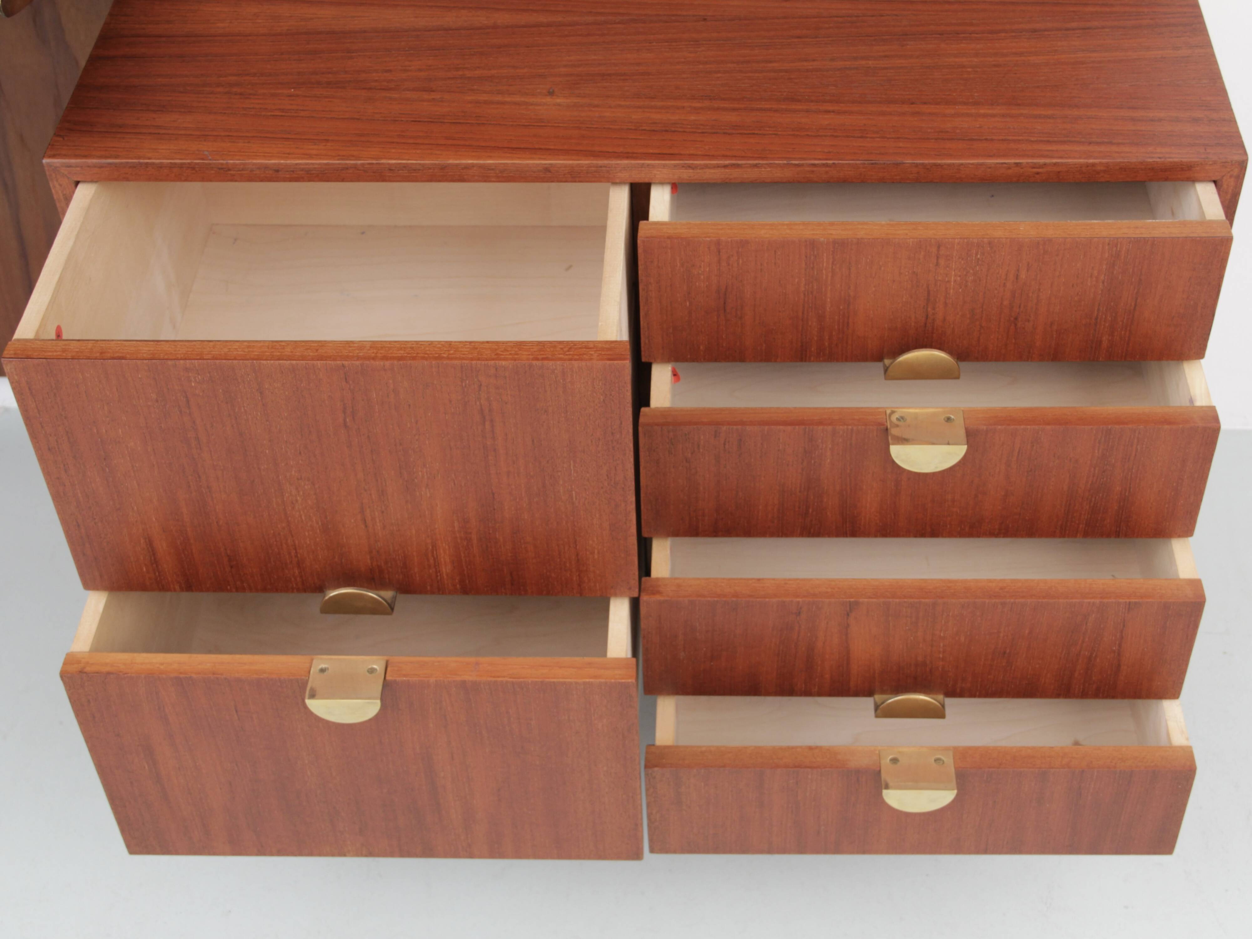 BO71 modular teak bookcase by Finn Juhl