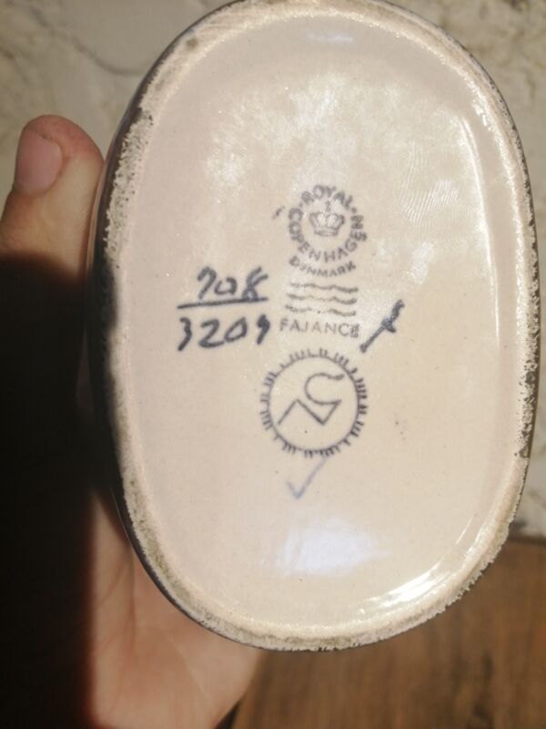 Vase modèle Crazy Birds de Nils Thorsson, Royal Copenhague