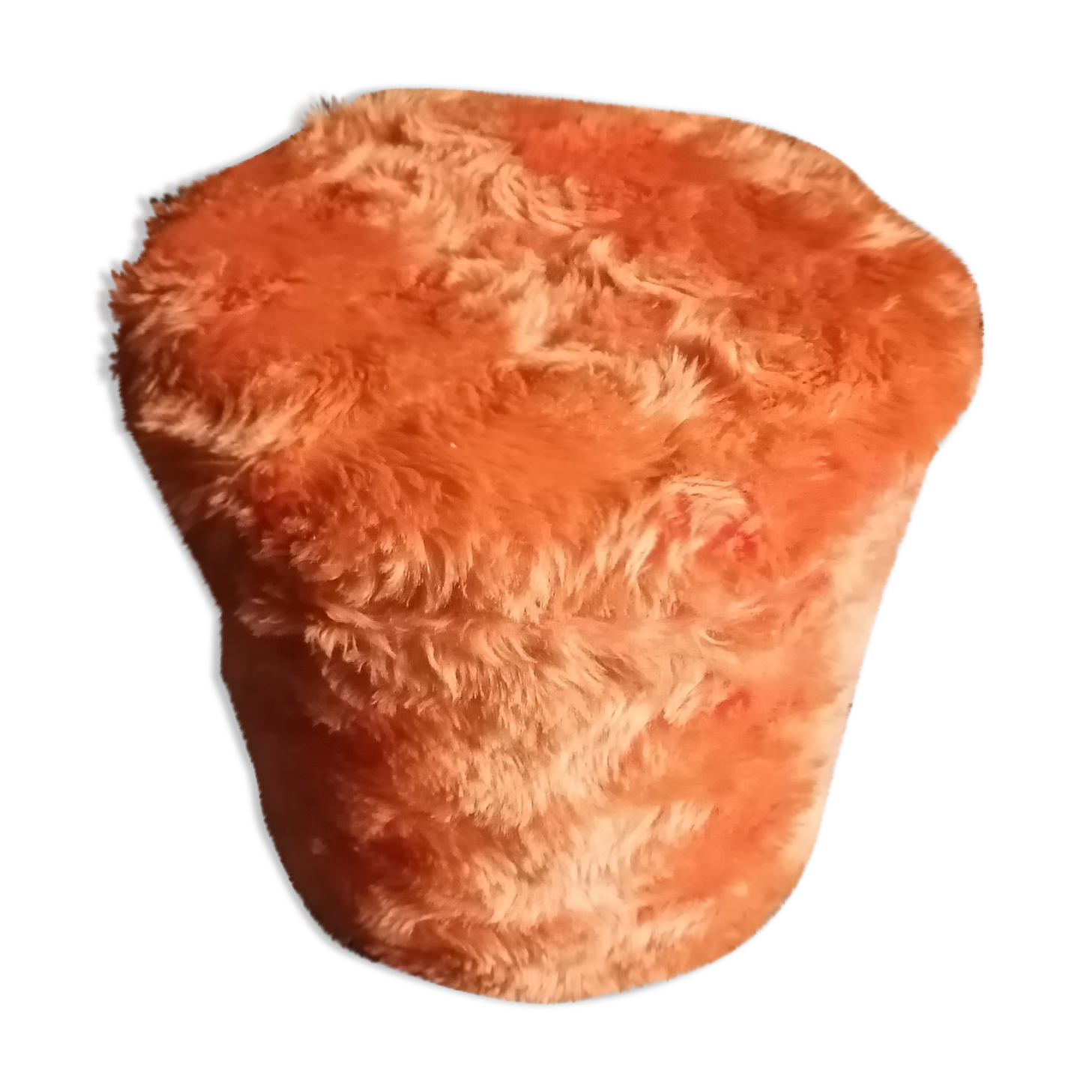 Pouf 1970 orange Pelfran